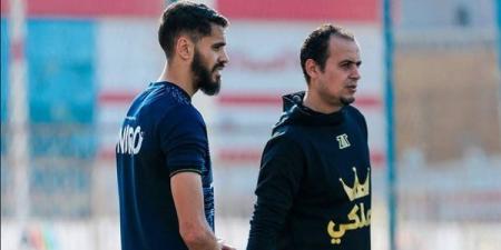 مران الزمالك. المغربى بن تايج يشارك فى التدريبات