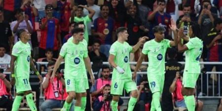 برشلون يضاعف تقدمه أمام بلباو في السوبر الإسباني