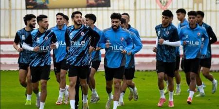 مران الزمالك..فقره تدريبات فنيه متنوعه للاعبين