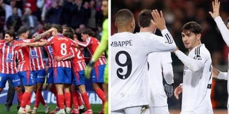 تشكيل مباراة ريال مدريد وأتلتيكو مدريد في الدوري الإسباني (المتوقع)