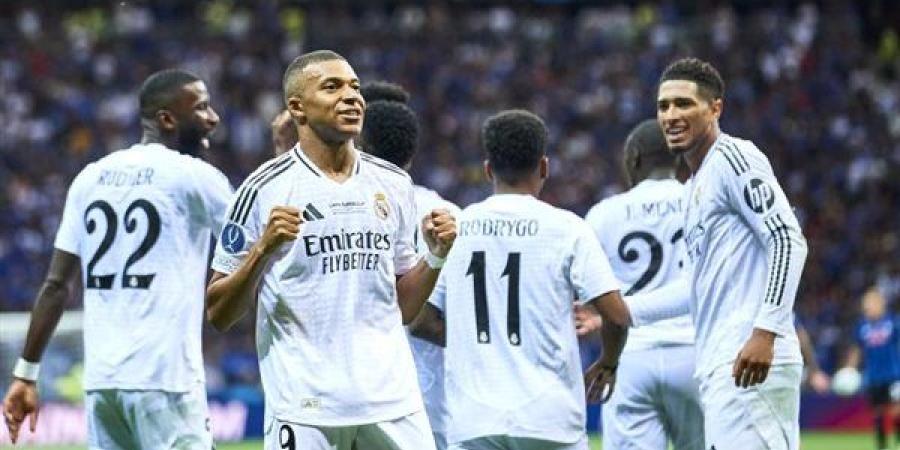 مبابي يقود تشكيل ريال مدريد المتوقع أمام بلباو