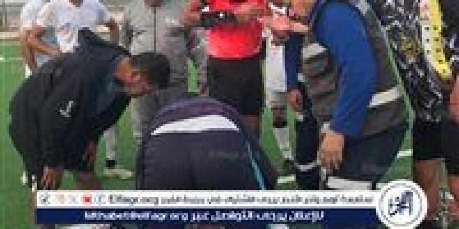 حكم ينقذ حياة لاعب بدوري الدرجة الثانية بالفيوم بلع لسانه بالملعب