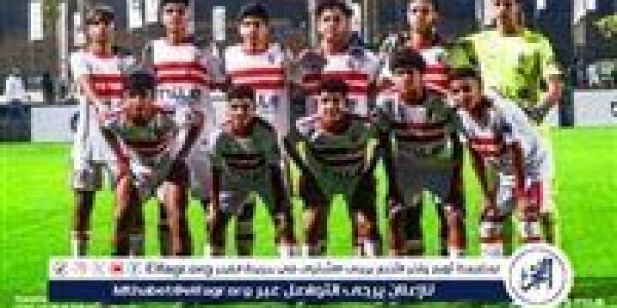 الزمالك مواليد 2009 ينتصر على القناة بخماسية في بطولة الجمهورية