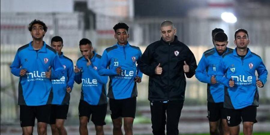 مران الزمالك. فقره تأهيليه للاعبى الفريق