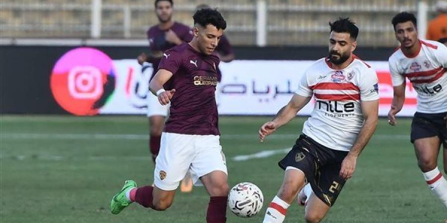 إسلام عيسى يُسجل هدف التقدم لسيراميكا كليوباترا في شباك الزمالك