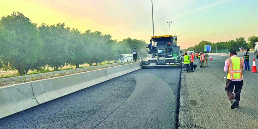 بدء الصيانة الجذرية للطرق في «صبحان» ضمن العقود الجديدة