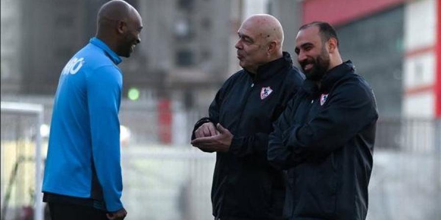 مران الزمالك..شيكابالا يشارك فى التدريبات