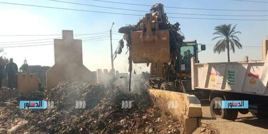 محافظ أسيوط: رفع 130 طن مخلفات ونواتج تطهير الترع