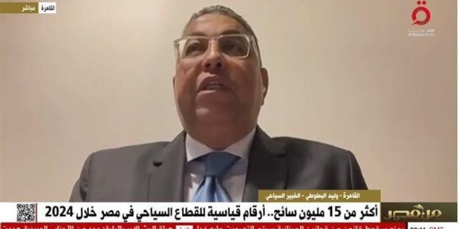 وليد البطوطي: 15 مليون سائح زاروا مصر خلال 2024