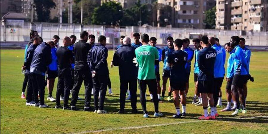 تعليمات جروس للاعبى الزمالك بعد نقطة المصري