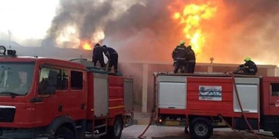 بعد حادث خط الغاز.. تفاصيل حريق مصنع القطن بالعكرشة في الخانكة