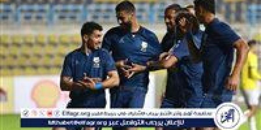 طاقم حكام مباراة إنبي وطلائع الجيش في الدوري المصري