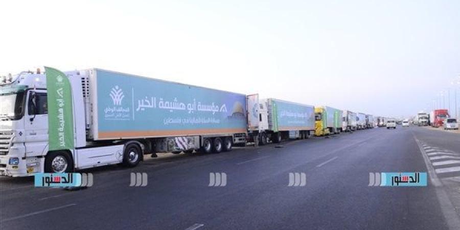 الهلال الأحمر المصري: أكثر من 1500 شاحنة بدأت في الدخول إلى غزة