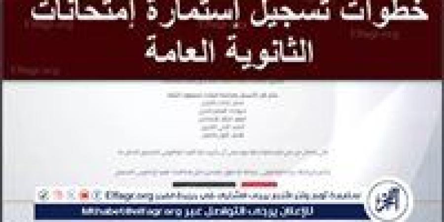 بهذه الطريقة.. خطوات تسجيل استمارة الثانوية العامة 2025 عبر moe.gov.eg وأهم الأوراق المطلوبة لملئها