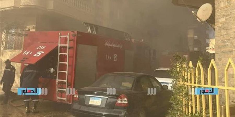 السيطرة على حريق منزل من 3 طوابق بالزقازيق فى الشرقية