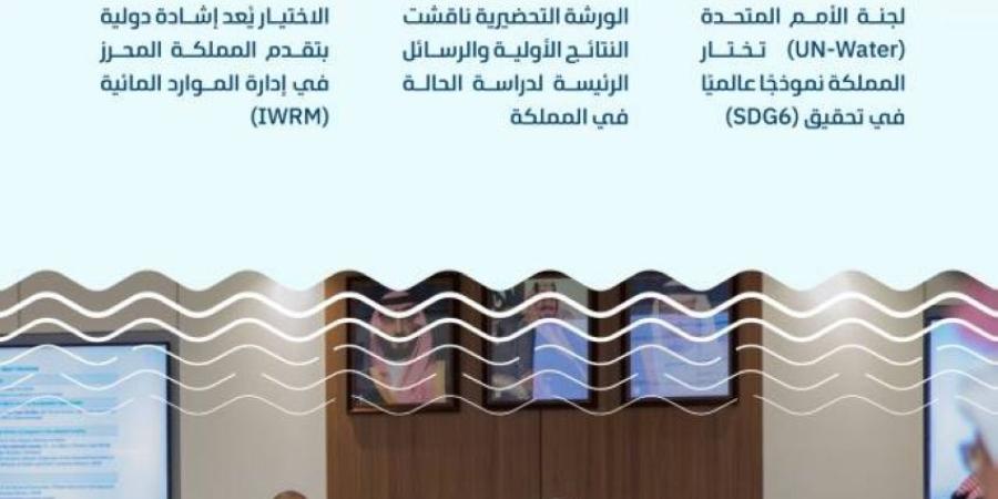 الأمم المتحدة: المملكة نموذج عالمي في إدارة موارد المياه